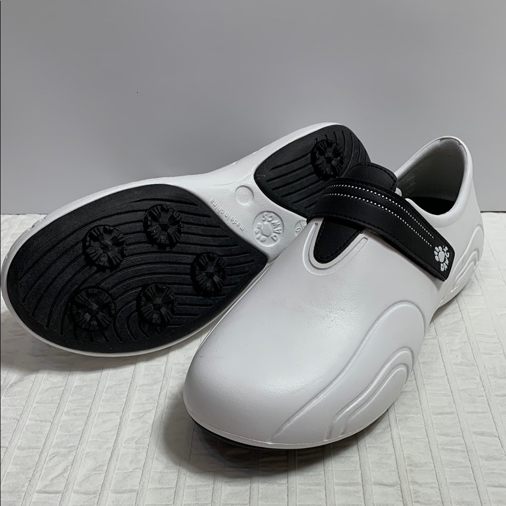 10US Men’s Dawgs White Golf Shoes